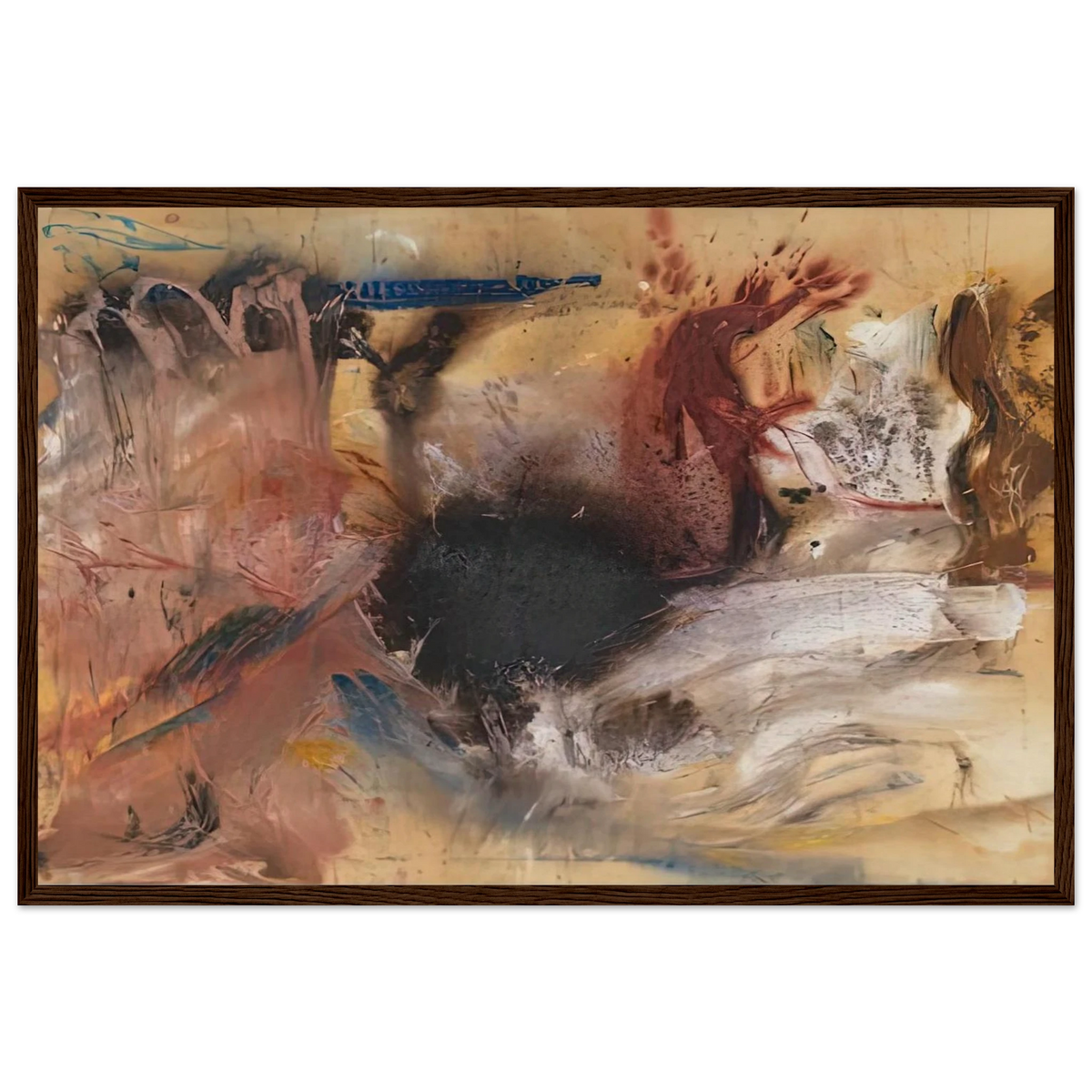 Sun Spot, 1954- Framed Poster | Helen Frankenthaler Framed Prints Wall Art | Frankenthaler Helen