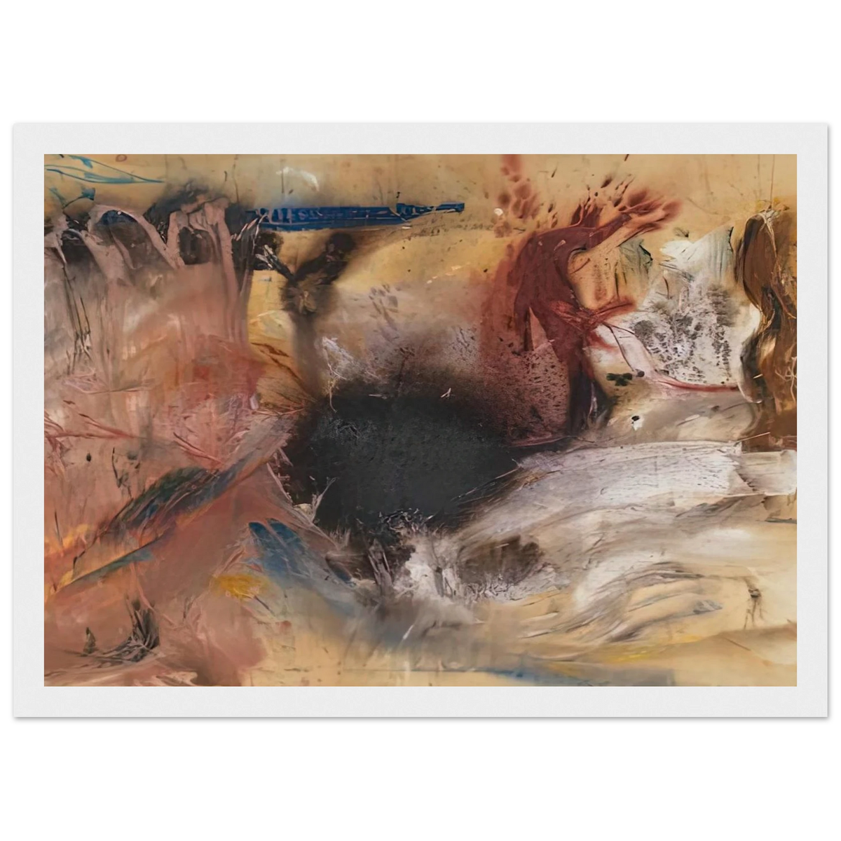 Sun Spot, 1954- Framed Poster | Helen Frankenthaler Framed Prints Wall Art | Frankenthaler Helen