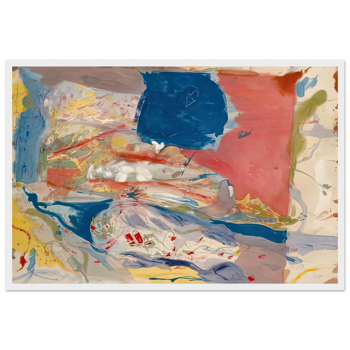 Lorelei, 1957- Framed Poster | Helen Frankenthaler Framed Prints Wall Art | Frankenthaler Helen