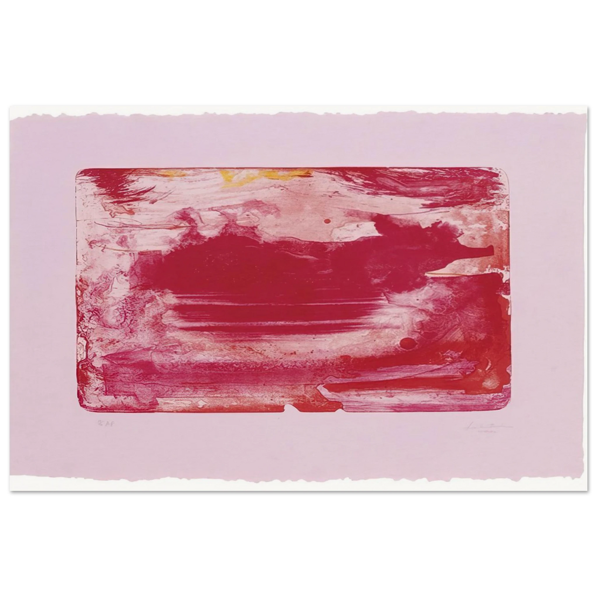 The Red Sea - 1982 Poster | Helen Frankenthaler Poster | Frankenthaler Helen