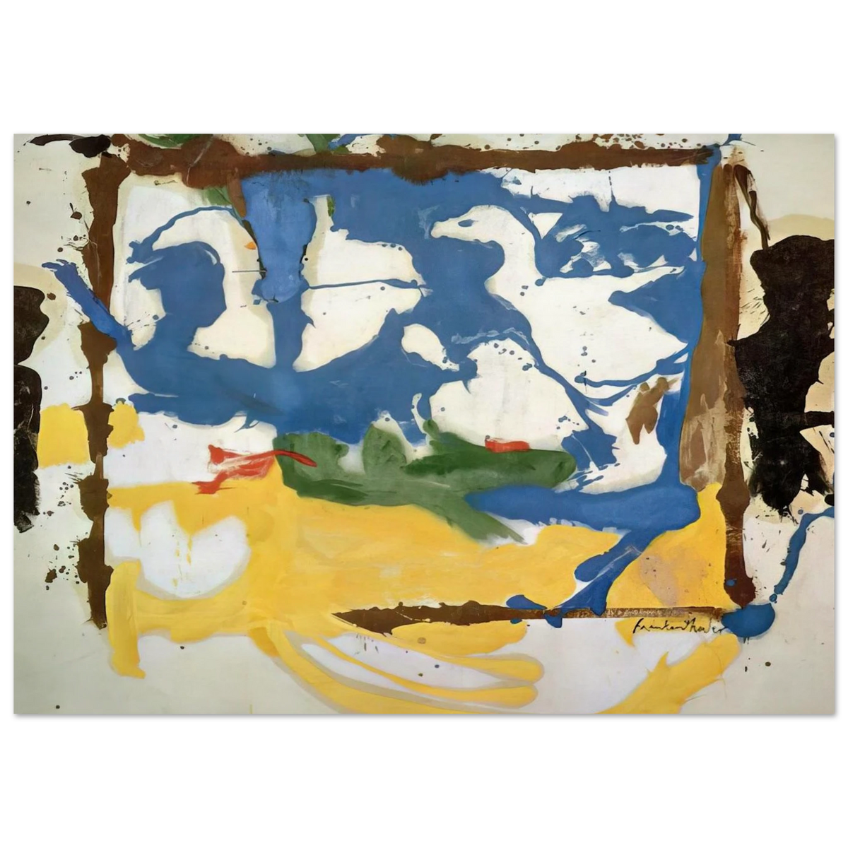Swan Lake #2 - 1961 Poster | Helen Frankenthaler Poster | Frankenthaler Helen