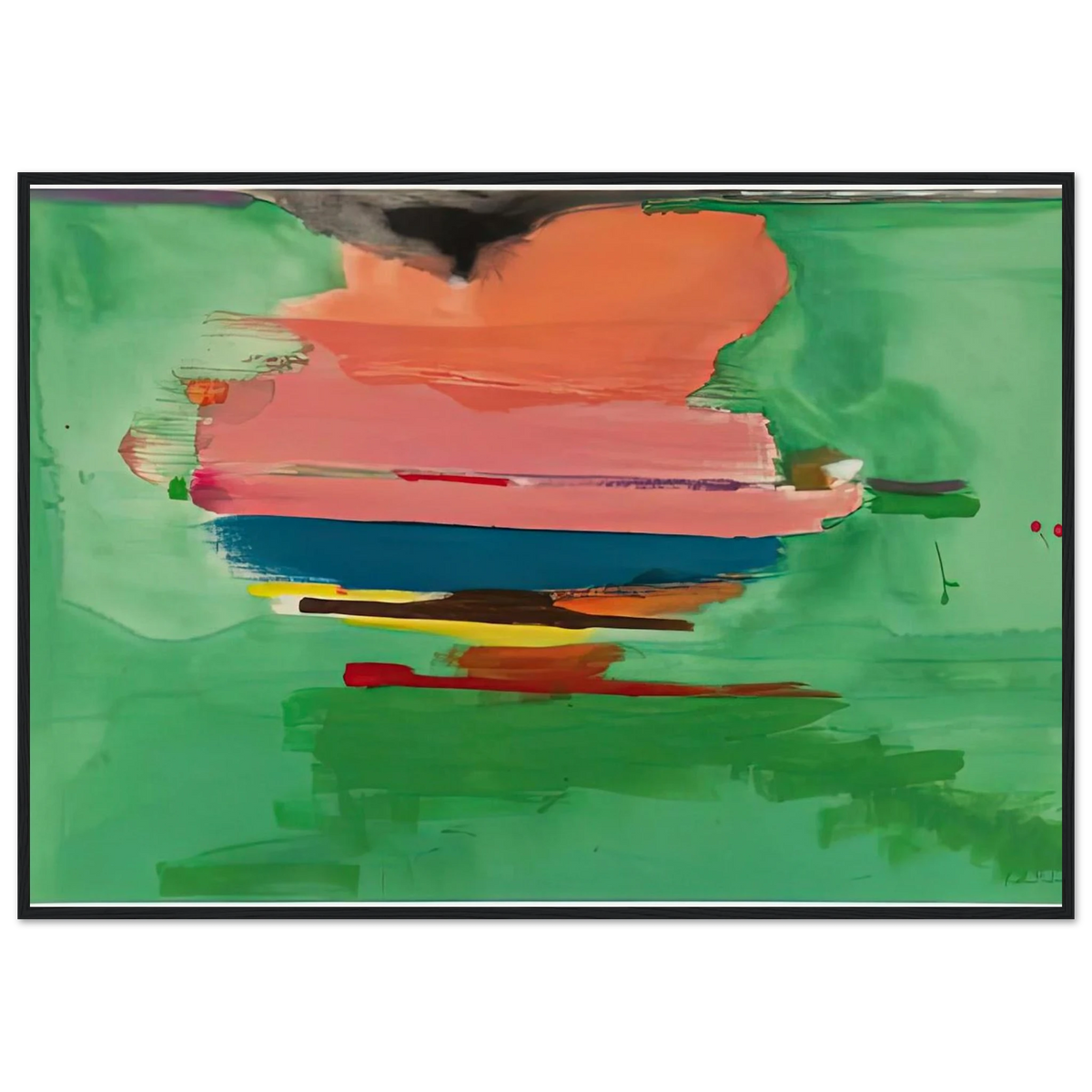Untitled, 1973- Framed Poster | Helen Frankenthaler Framed Prints Wall Art | Frankenthaler Helen