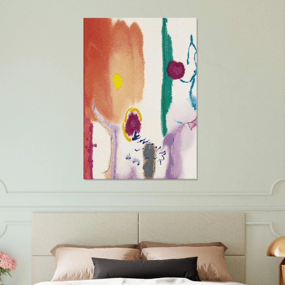 Beginnings - 2002 Canvas | Helen Frankenthaler Canvas | Frankenthaler Helen