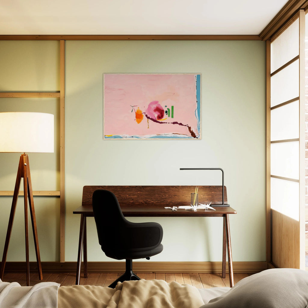 Flirt - 1995 Framed Poster | Helen Frankenthaler Framed Prints Wall Art | Frankenthaler Helen