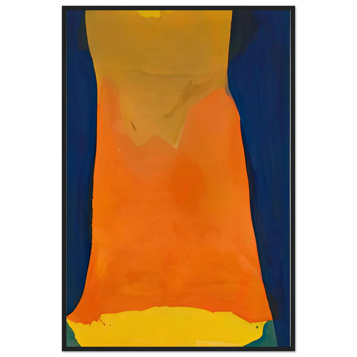 Orange Mood, 1963-64- Framed Poster | Helen Frankenthaler Framed Prints Wall Art | Frankenthaler Helen