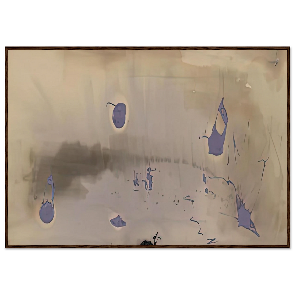 Sacrifice Decision, 1981- Framed Poster | Helen Frankenthaler Framed Prints Wall Art | Frankenthaler Helen