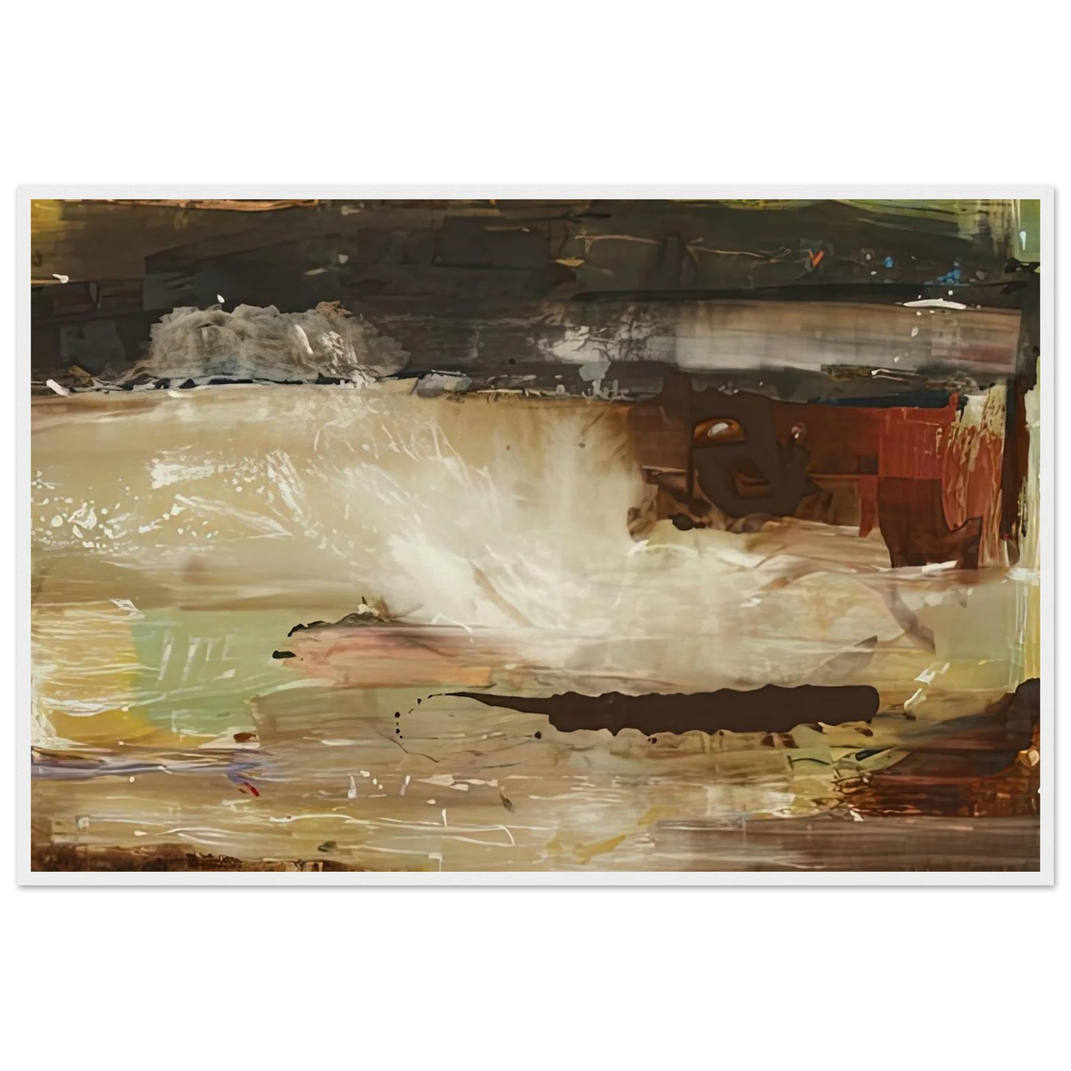For E.M., 1981- Framed Poster | Helen Frankenthaler Framed Prints Wall Art | Frankenthaler Helen