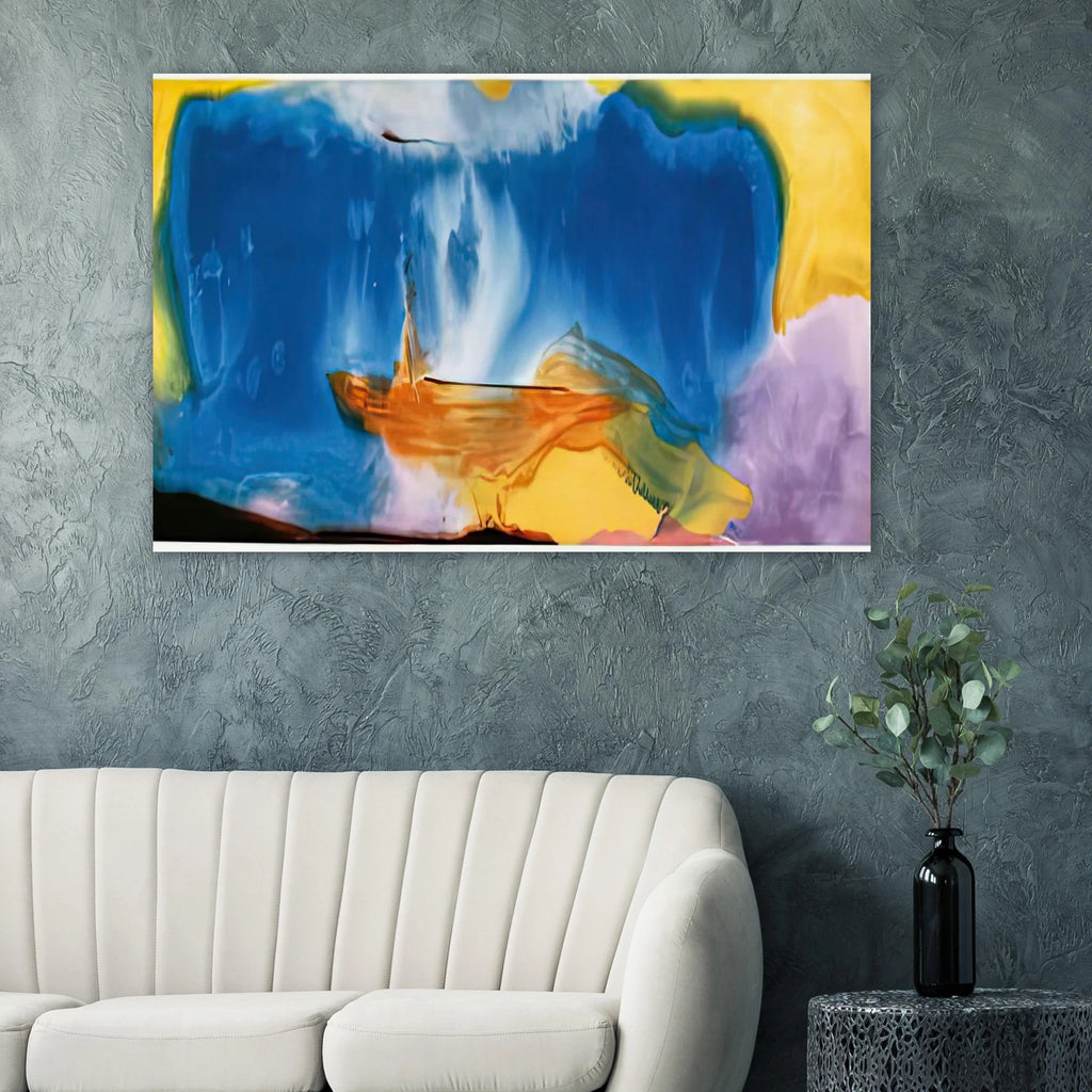 Moveable Blue, 1973- Poster | Helen Frankenthaler Poster | Frankenthaler Helen