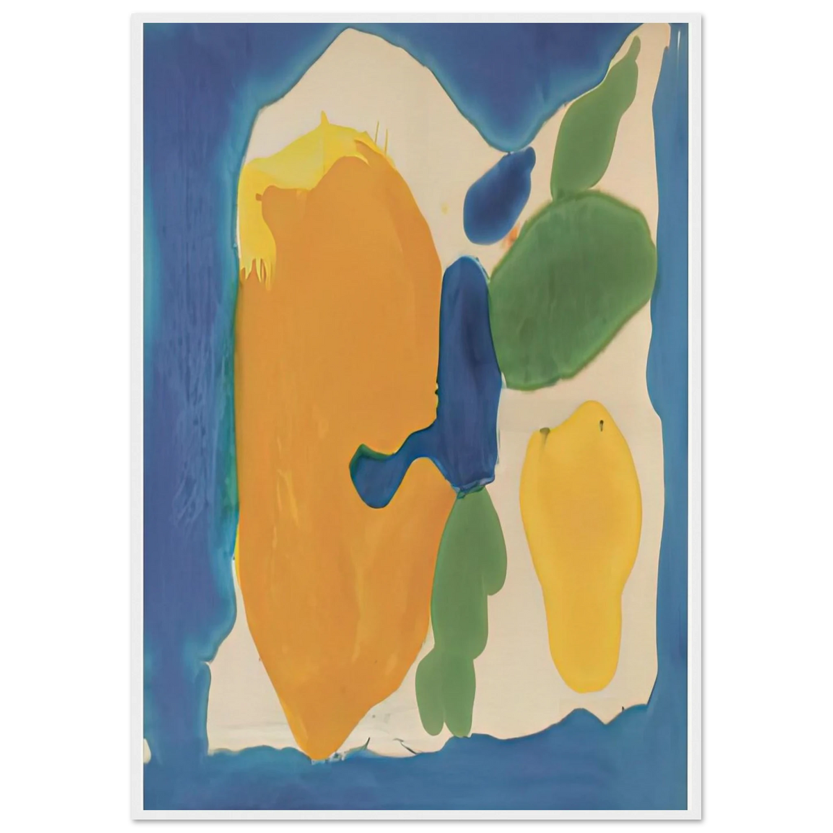 Provincetown Window, 1963-64- Framed Poster | Helen Frankenthaler Framed Prints Wall Art | Frankenthaler Helen