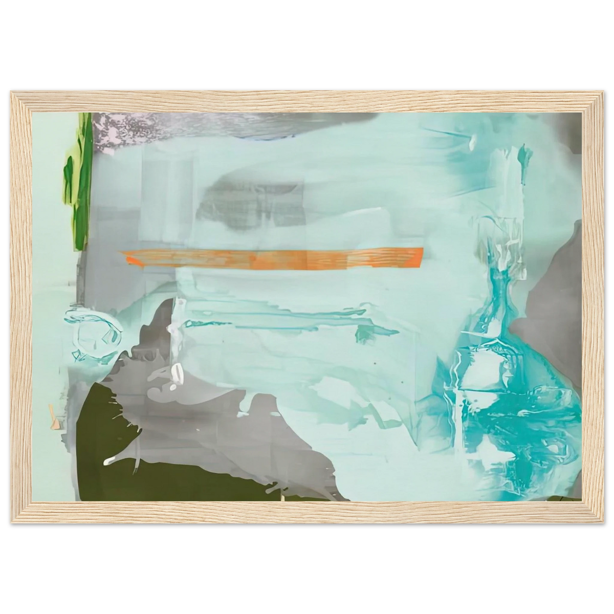 Poseidon, 1990- Framed Poster | Helen Frankenthaler Framed Prints Wall Art | Frankenthaler Helen