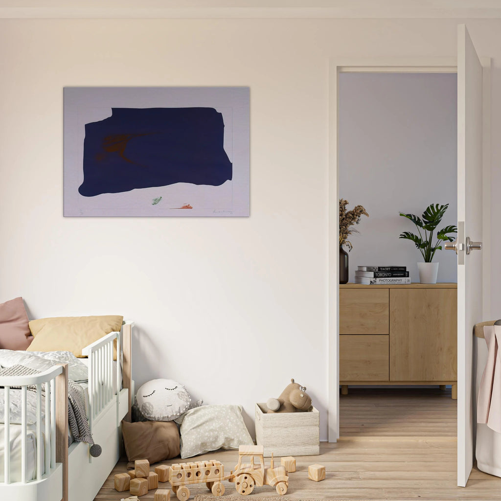 Variation II on Mauve Corner - 1969 Canvas | Helen Frankenthaler Canvas | Frankenthaler Helen