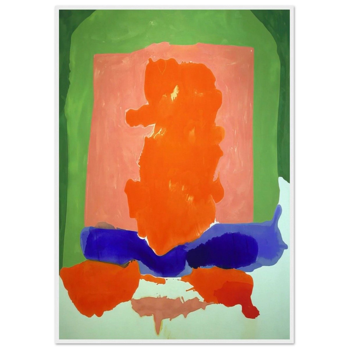 Small s Paradise - 1964 Framed Poster | Helen Frankenthaler Framed Prints Wall Art | Frankenthaler Helen