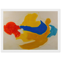 Blue Jay - 1963  United States Framed Poster | Helen Frankenthaler Framed Prints Wall Art | Frankenthaler Helen