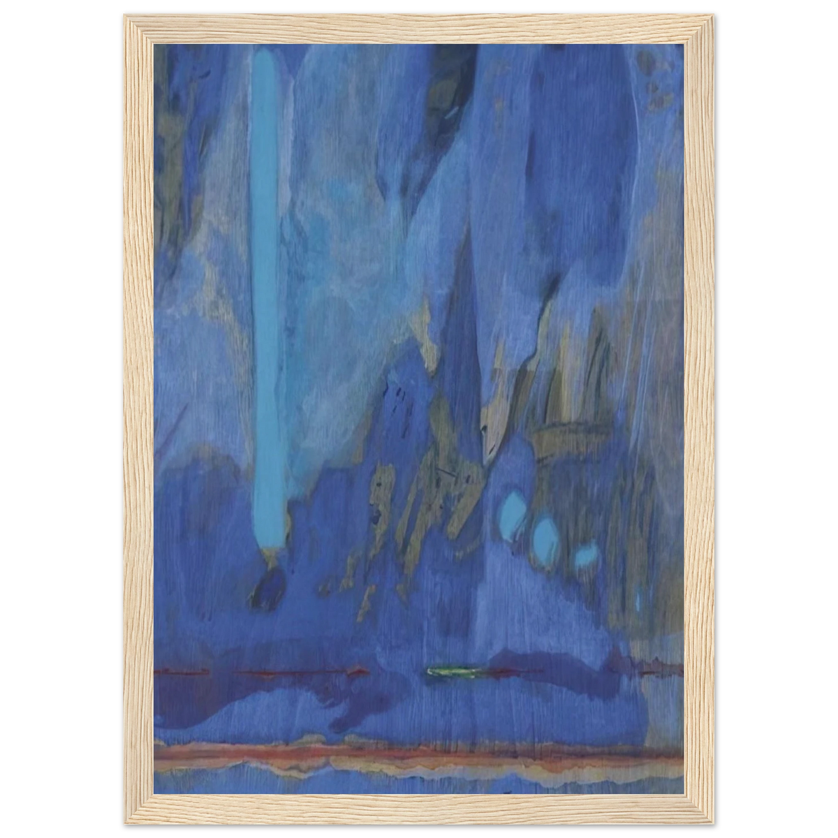 Tales of Genji III - 1998 Framed Poster | Helen Frankenthaler Framed Prints Wall Art | Frankenthaler Helen