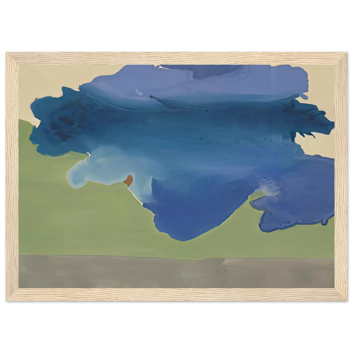 The Bay, 1963- Framed Poster | Helen Frankenthaler Framed Prints Wall Art | Frankenthaler Helen