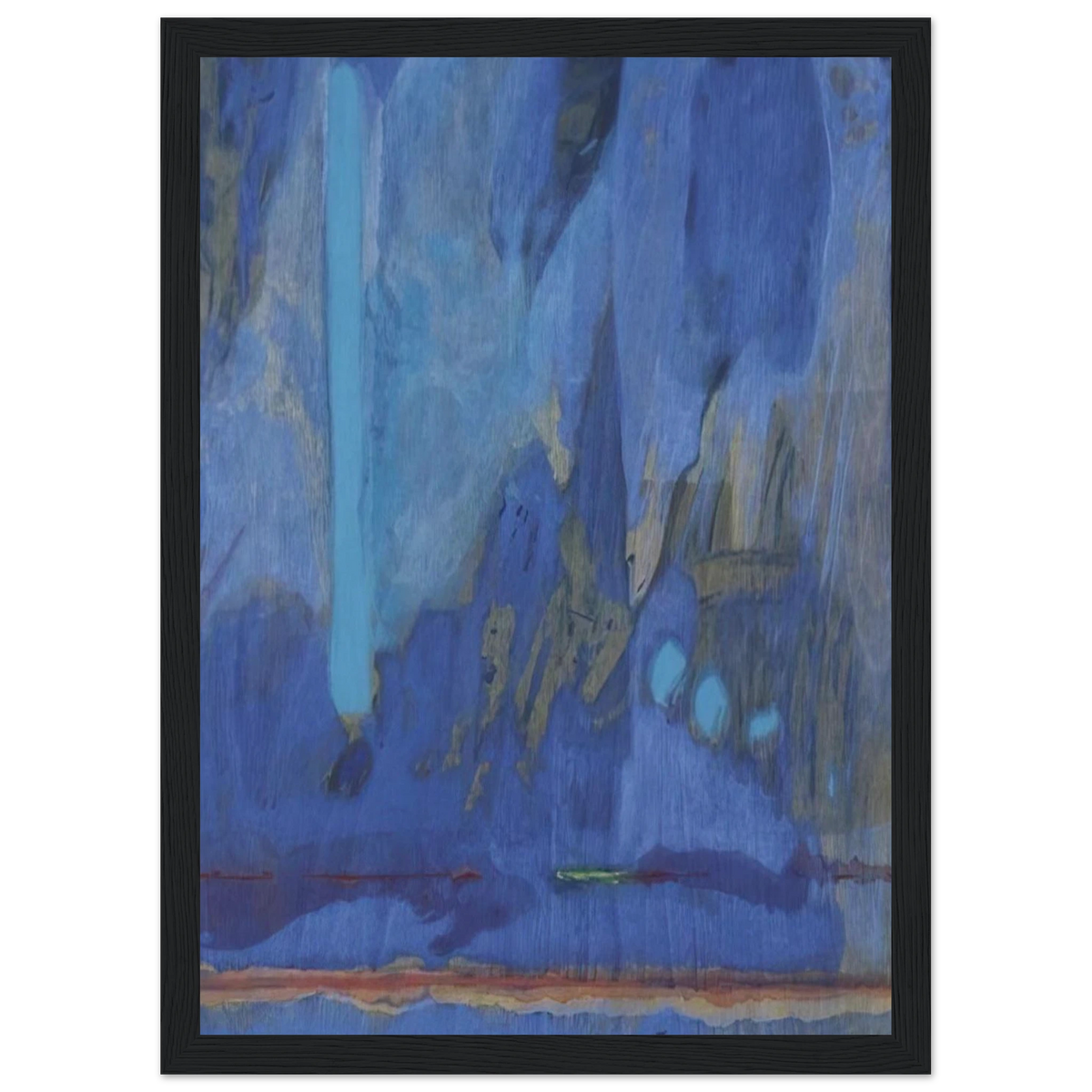 Tales of Genji III - 1998 Framed Poster | Helen Frankenthaler Framed Prints Wall Art | Frankenthaler Helen