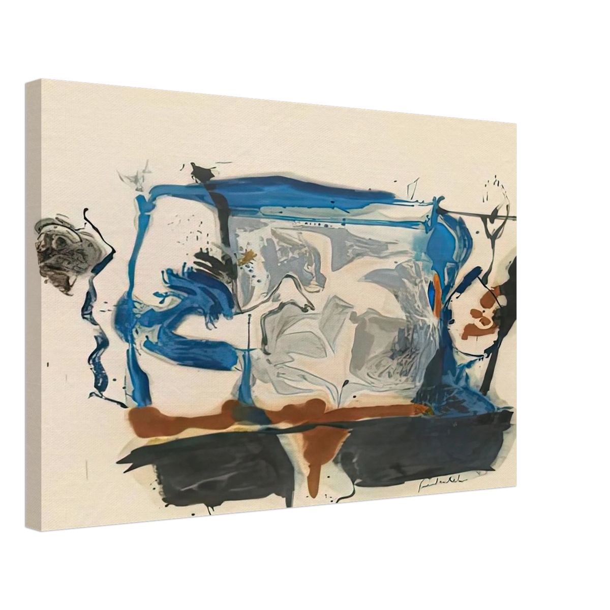 Swan Lake II, 1961- Canvas | Helen Frankenthaler Canvas | Frankenthaler Helen