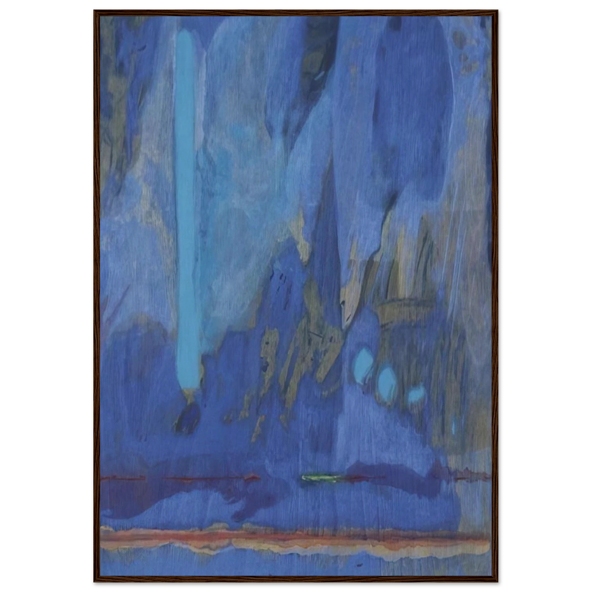 Tales of Genji III - 1998 Framed Poster | Helen Frankenthaler Framed Prints Wall Art | Frankenthaler Helen