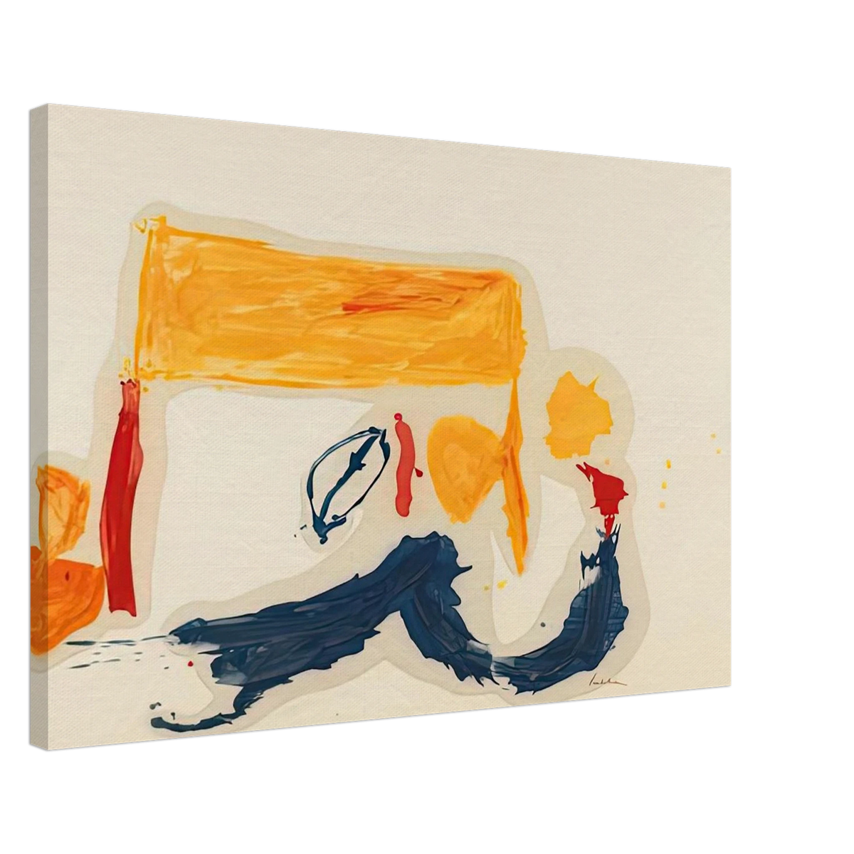 Yellow Games, 1962- Canvas | Helen Frankenthaler Canvas | Frankenthaler Helen