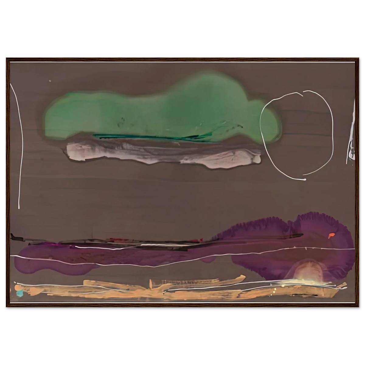 Madrid, 1984- Framed Poster | Helen Frankenthaler Framed Prints Wall Art | Frankenthaler Helen