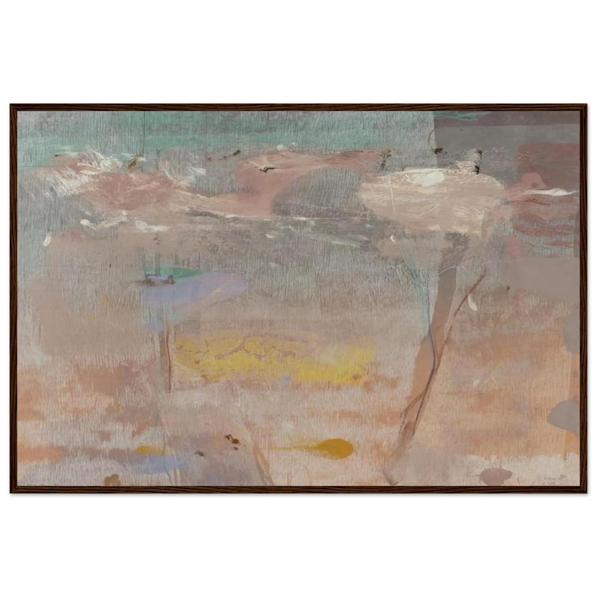 Monotype I - 1981 Framed Poster | Helen Frankenthaler Framed Prints Wall Art | Frankenthaler Helen