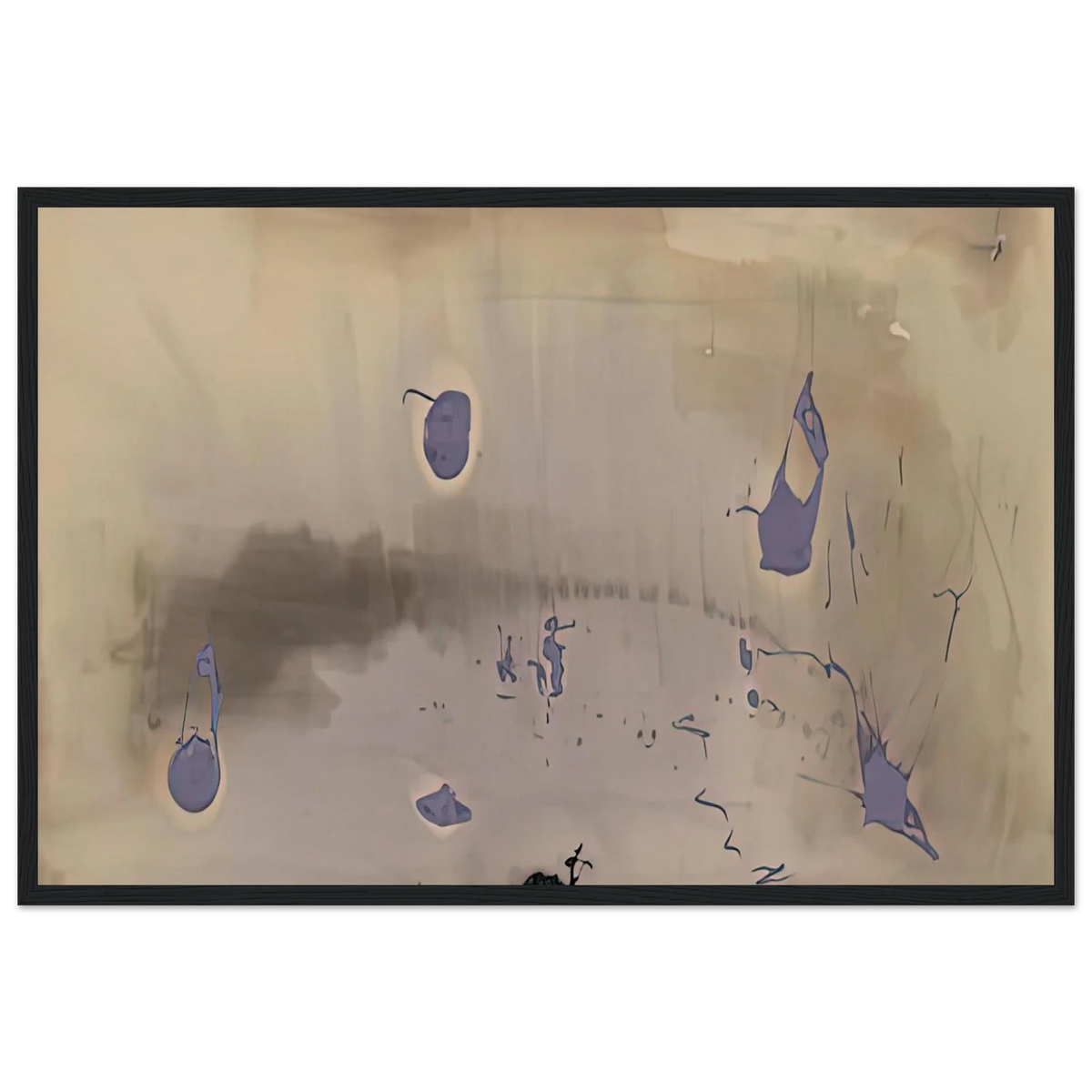 Sacrifice Decision, 1981- Framed Poster | Helen Frankenthaler Framed Prints Wall Art | Frankenthaler Helen