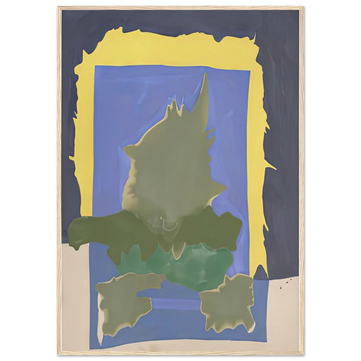 Interior Landscape, 1964- Framed Poster | Helen Frankenthaler Framed Prints Wall Art | Frankenthaler Helen