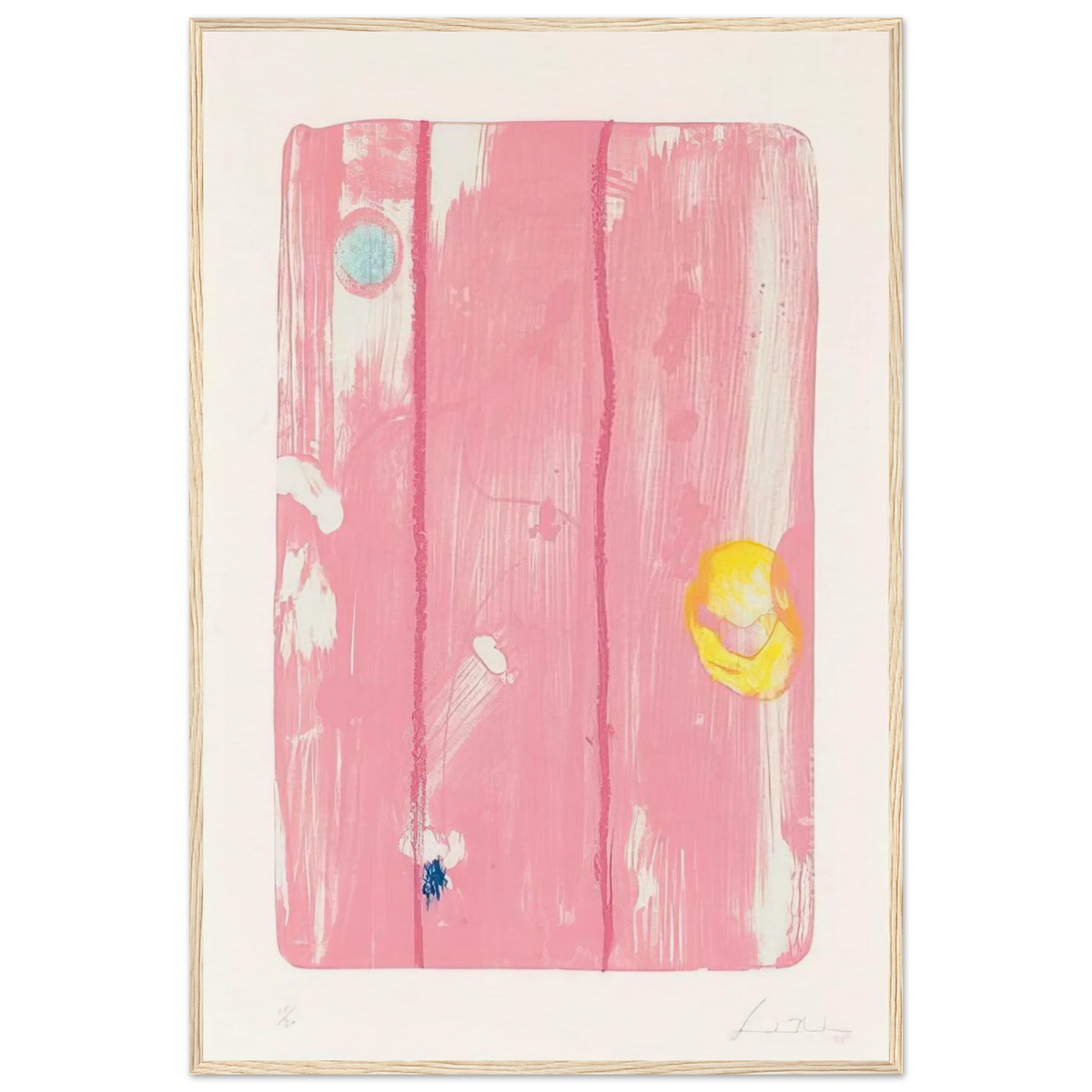 Reflections VIII - 1995 Framed Poster | Helen Frankenthaler Framed Prints Wall Art | Frankenthaler Helen