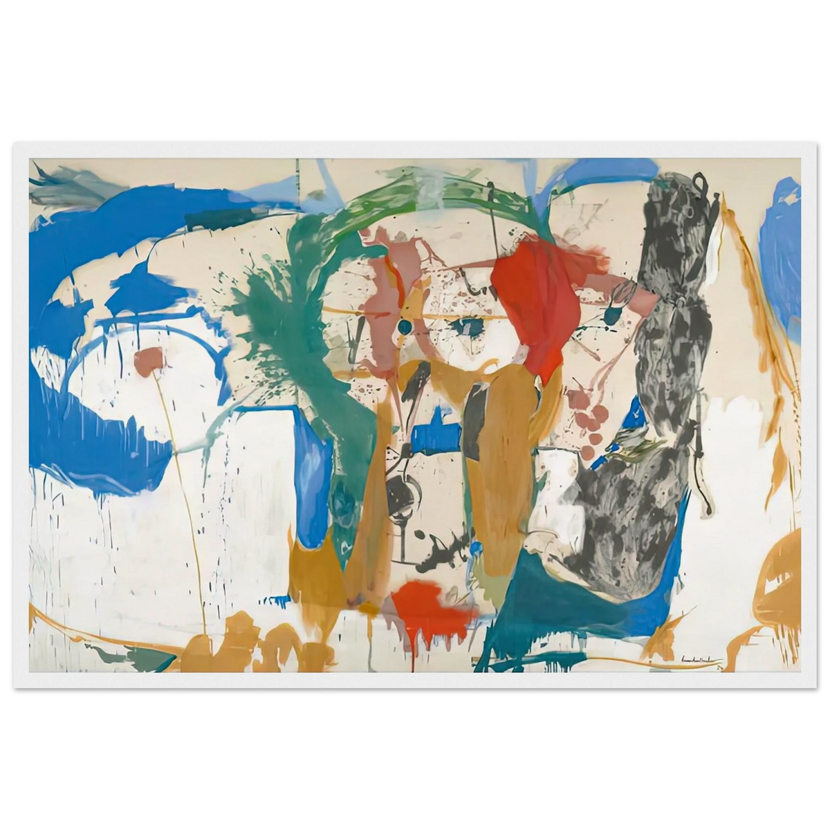 Madridscape, 1959- Framed Poster | Helen Frankenthaler Framed Prints Wall Art | Frankenthaler Helen