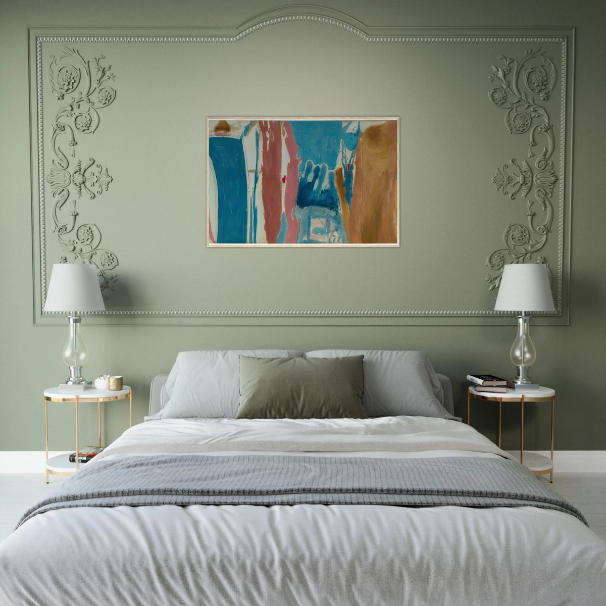 Open Wall, 1953- Framed Poster | Helen Frankenthaler Framed Prints Wall Art | Frankenthaler Helen