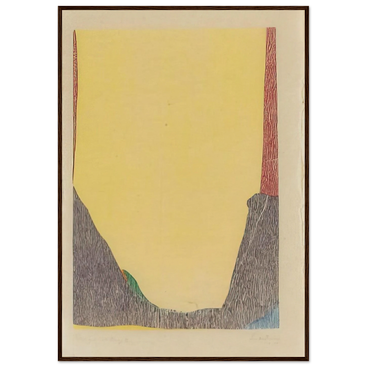 East and Beyond - 1973 Framed Poster | Helen Frankenthaler Framed Prints Wall Art | Frankenthaler Helen