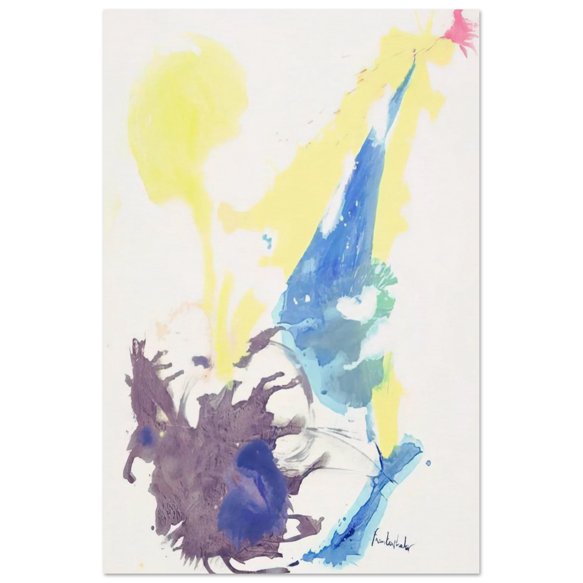 Moving Day - 1961 Poster | Helen Frankenthaler Poster | Frankenthaler Helen