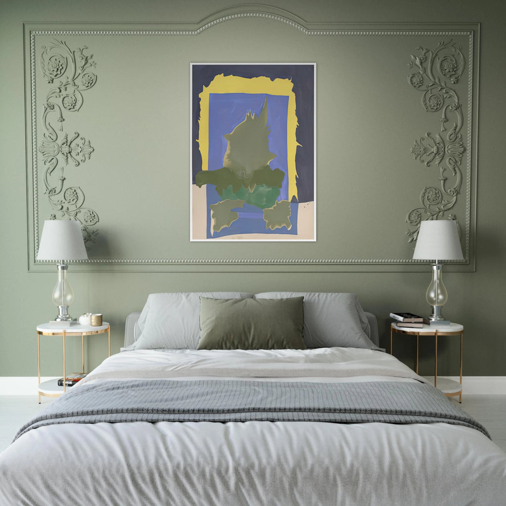 Interior Landscape, 1964- Framed Poster | Helen Frankenthaler Framed Prints Wall Art | Frankenthaler Helen