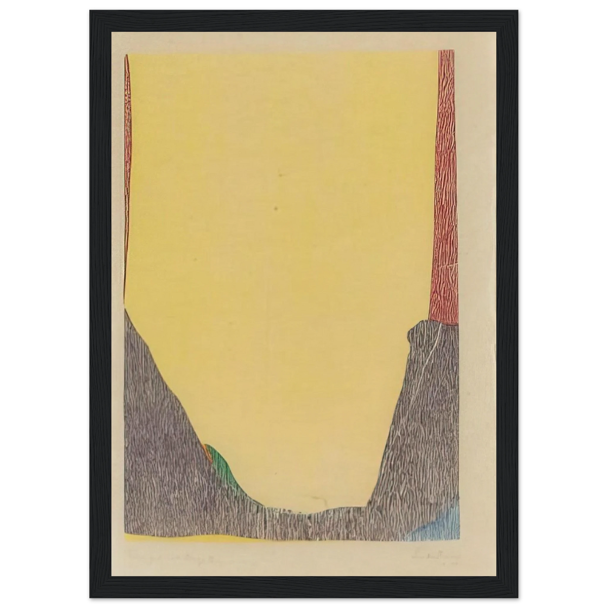 East and Beyond - 1973 Framed Poster | Helen Frankenthaler Framed Prints Wall Art | Frankenthaler Helen