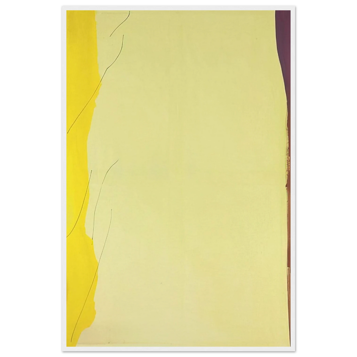 Distillation - 1973 Framed Poster | Helen Frankenthaler Framed Prints Wall Art | Frankenthaler Helen