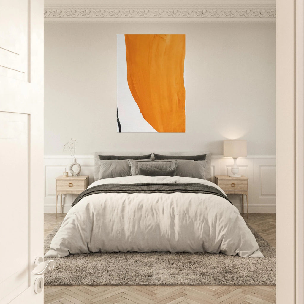 Orange Downpour - 1970 Canvas | Helen Frankenthaler Canvas | Frankenthaler Helen