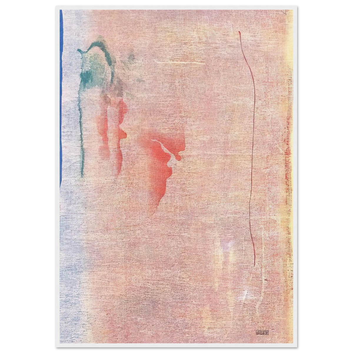 Cedar Hill - 1983 Framed Poster | Helen Frankenthaler Framed Prints Wall Art | Frankenthaler Helen
