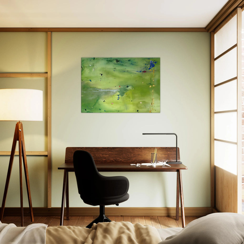 A Green Thought in a Green Shade - 1981 Canvas | Helen Frankenthaler Canvas | Frankenthaler Helen