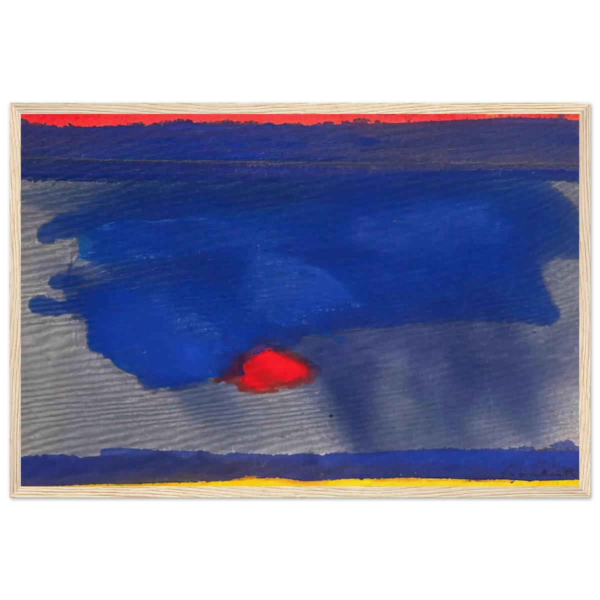 Provincetown - 1964 Framed Poster | Helen Frankenthaler Framed Prints Wall Art | Frankenthaler Helen