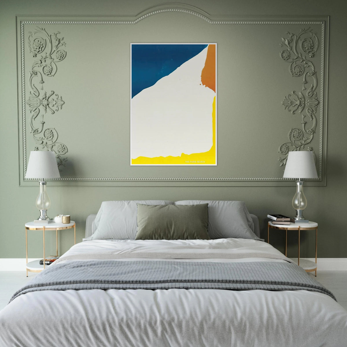 Paris Review - 1966 Framed Poster | Helen Frankenthaler Framed Prints Wall Art | Frankenthaler Helen