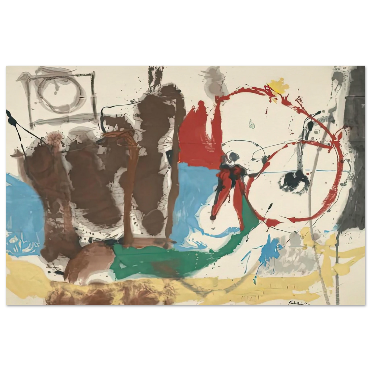Mother Goose Melody, 1959- Poster | Helen Frankenthaler Poster | Frankenthaler Helen