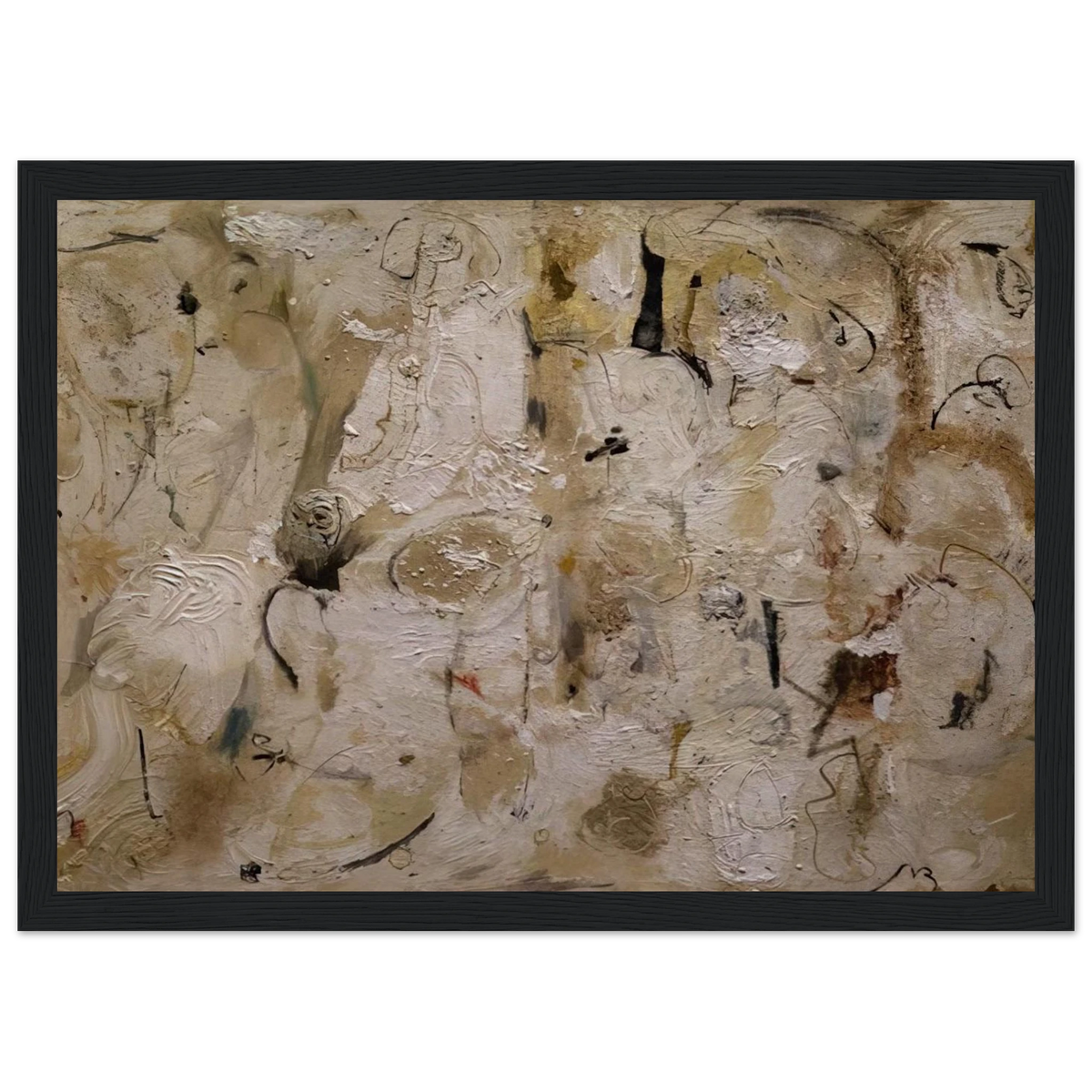 Painted on 21st Street - 1951 Framed Poster | Helen Frankenthaler Framed Prints Wall Art | Frankenthaler Helen