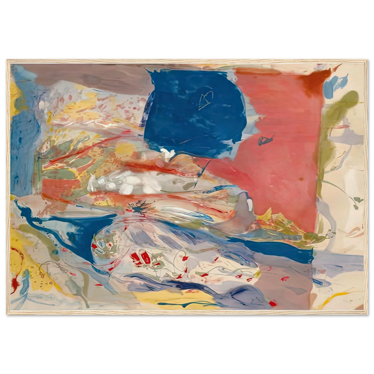 Lorelei, 1957- Framed Poster | Helen Frankenthaler Framed Prints Wall Art | Frankenthaler Helen