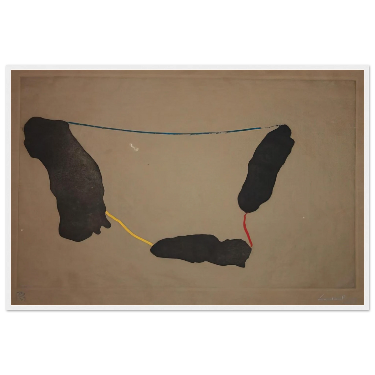 Connected By Joy - 1973 Framed Poster | Helen Frankenthaler Framed Prints Wall Art | Frankenthaler Helen