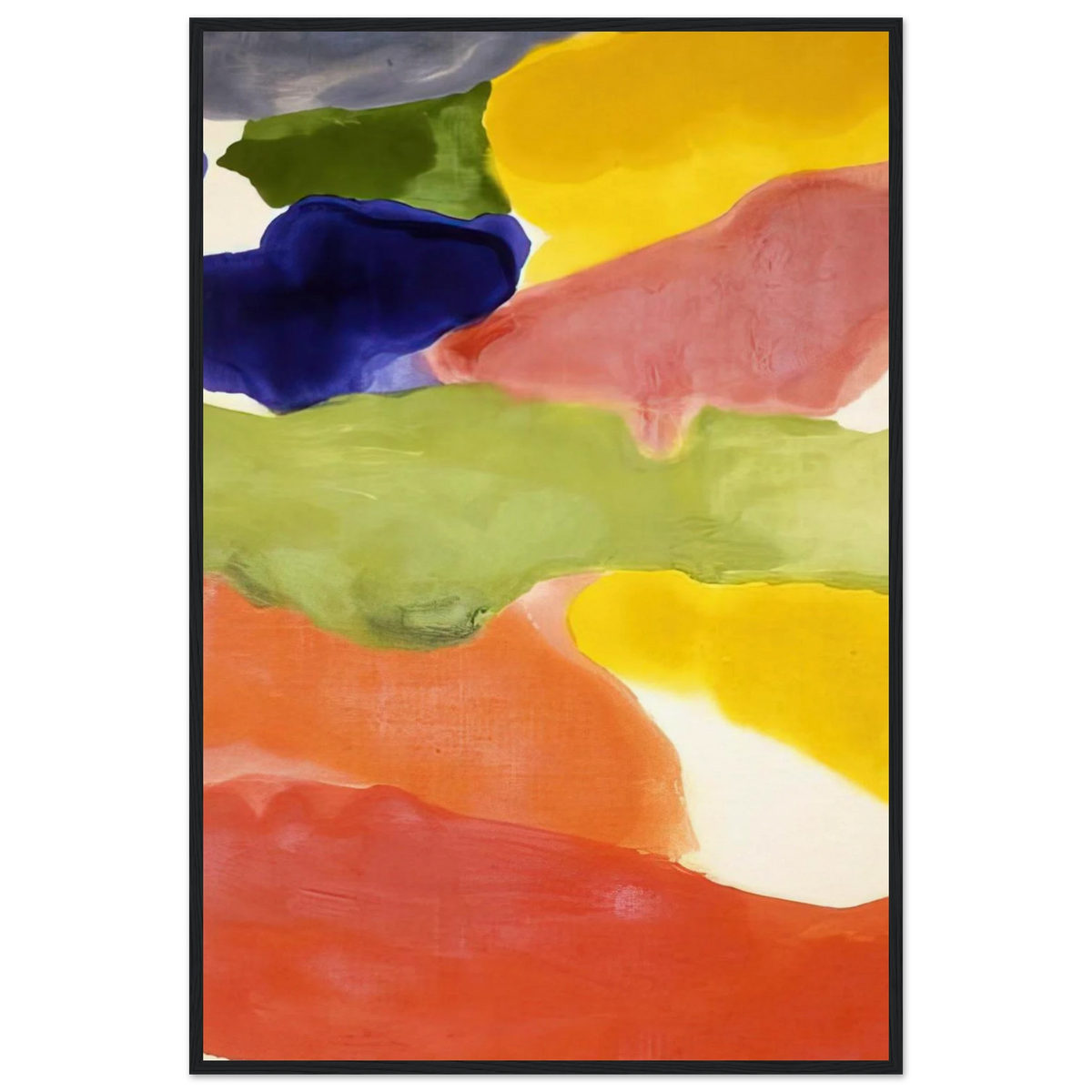 Tutti-Fruitti - 1966 Framed Poster | Helen Frankenthaler Framed Prints Wall Art | Frankenthaler Helen