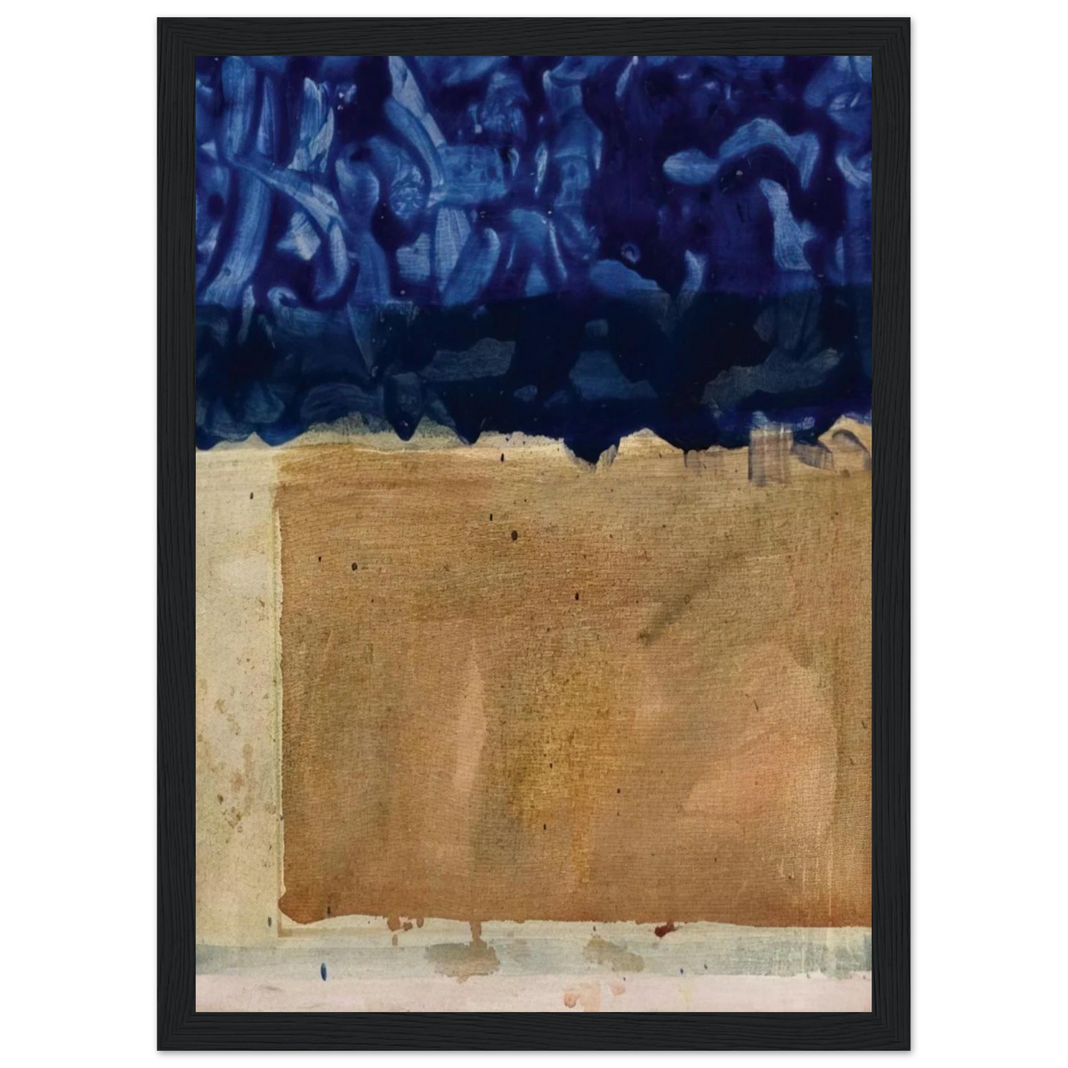 Shoreline - 1952 Framed Poster | Helen Frankenthaler Framed Prints Wall Art | Frankenthaler Helen