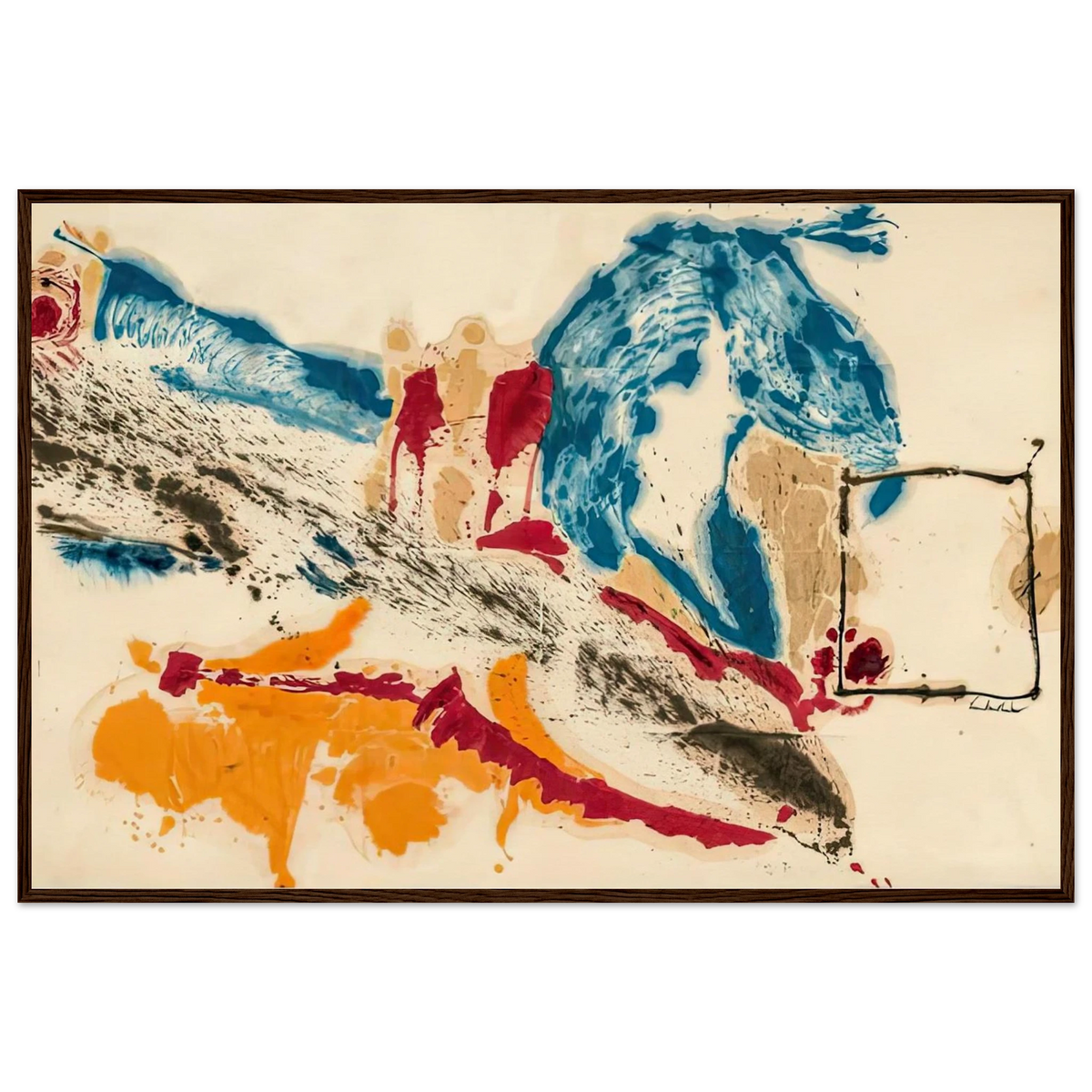 Alassio, 1960- Framed Poster | Helen Frankenthaler Framed Prints Wall Art | Frankenthaler Helen