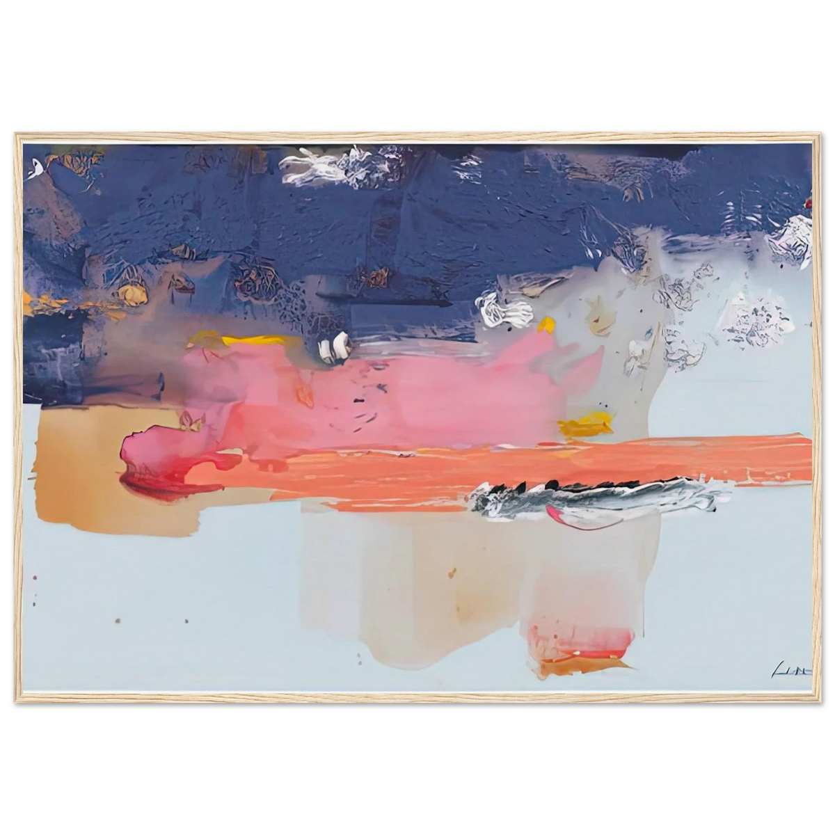 Western Roadmap, 1991- Framed Poster | Helen Frankenthaler Framed Prints Wall Art | Frankenthaler Helen