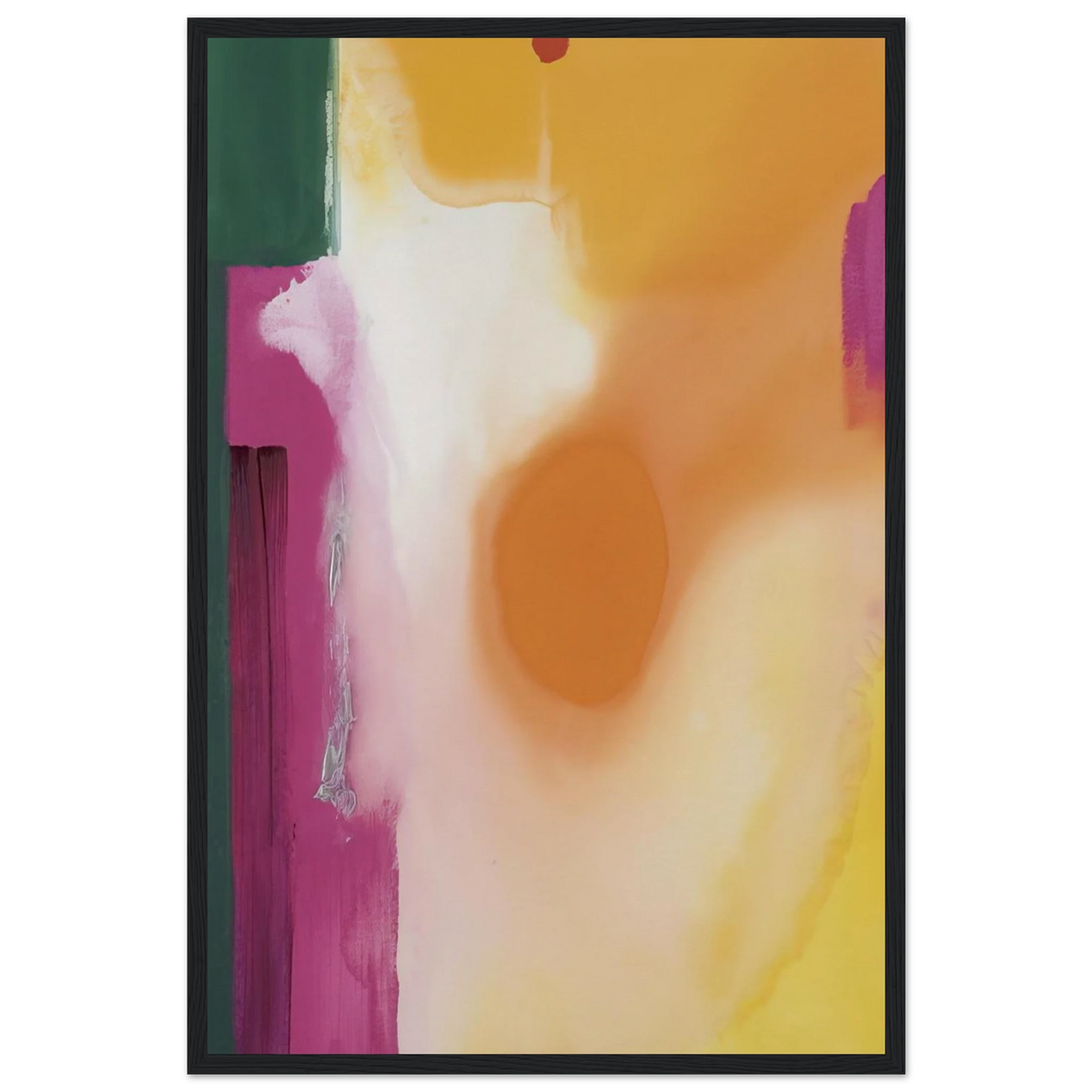 Bullseye - 1989 Framed Poster | Helen Frankenthaler Framed Prints Wall Art | Frankenthaler Helen
