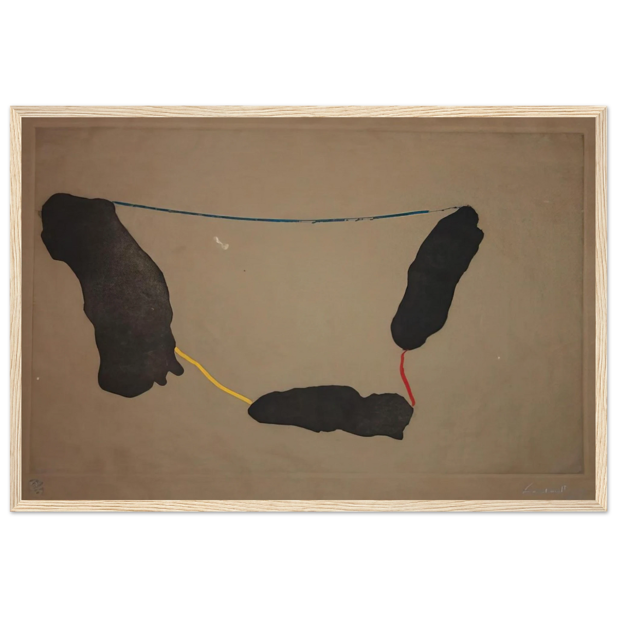 Connected By Joy - 1973 Framed Poster | Helen Frankenthaler Framed Prints Wall Art | Frankenthaler Helen